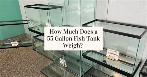 how much does a 55 gallon fish tank weigh full